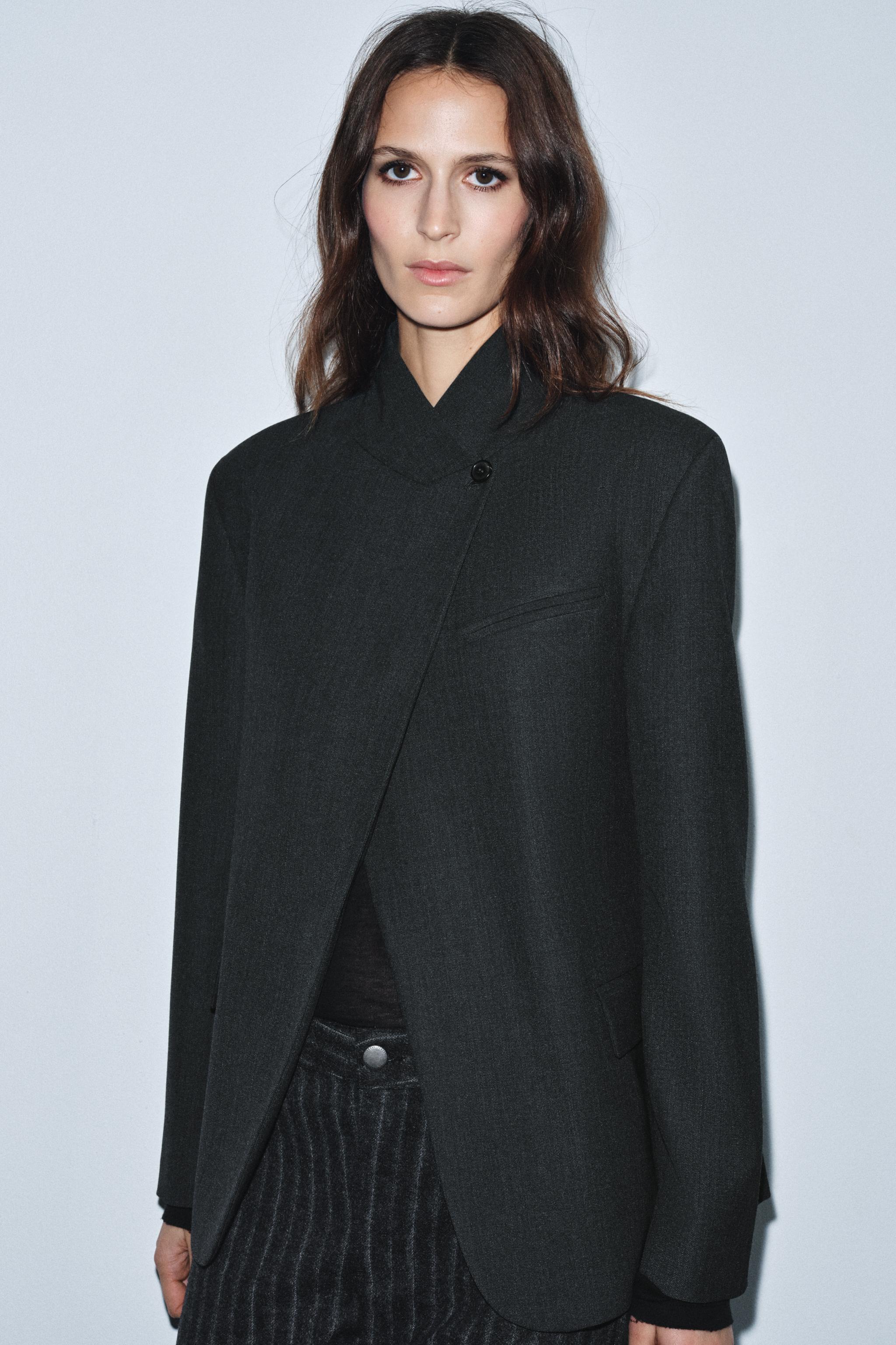 BLAZER WITH WOOL ZW COLLECTION LIMITED EDITION